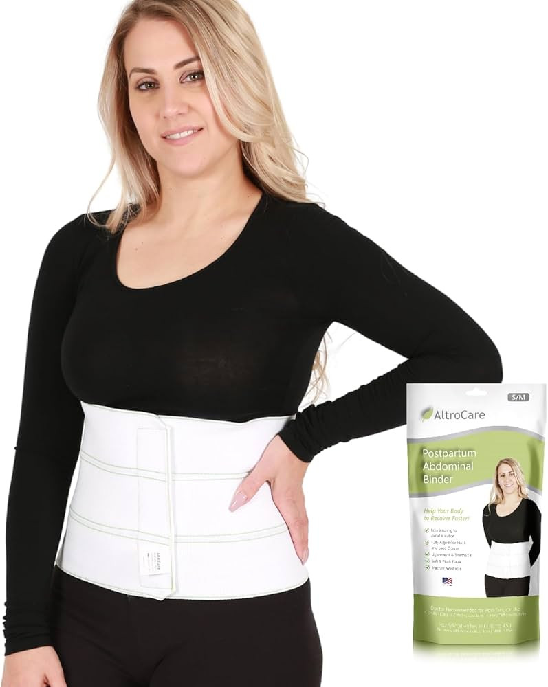 Postpartum & Post Surgery Abdominal Binder. Support Recovery after C-Section, Natural Birth, Hyst... | Amazon (US)