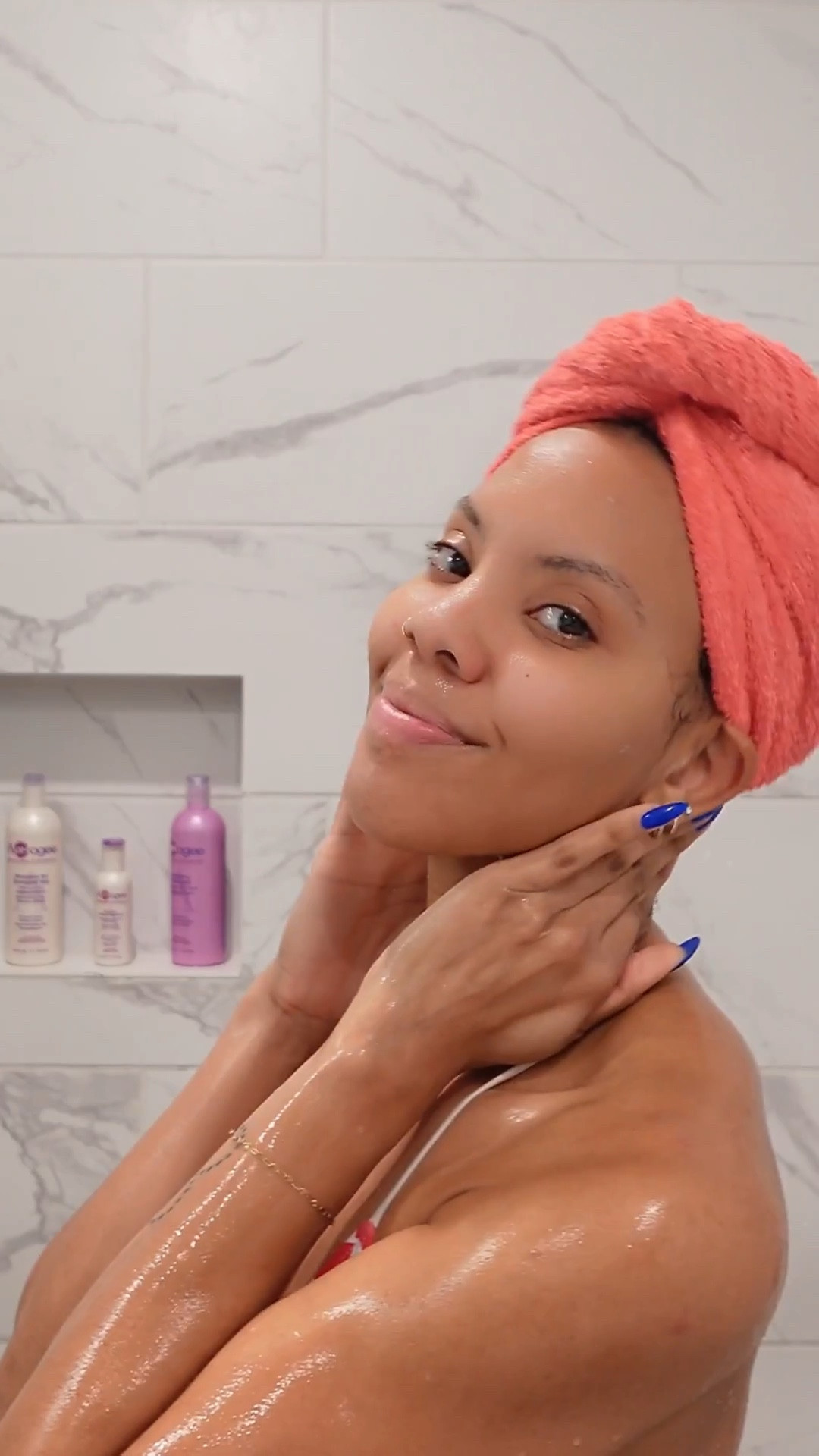 Braid Prep Protein Treatment: 

Process Steps:⁣
⁣
Pre-detangle hair (not necessary, but helpful).⁣
⁣
Cleanse hair with @Aphogee shampoo for damaged hair. Ensure hair remains detangled.⁣
⁣
Rinse thoroughly.⁣
⁣
Use a microfiber towel to blot hair dry.⁣
⁣
Saturate each section with protein treatment (indicated as step 1). Do NOT comb through hair once applied.⁣
⁣
Dry hair/treatment under a hooded dryer or using a blow dryer. If using a blow dryer, avoid over manipulating hair. The product will begin to stiffen. ⁣
⁣
Once fully dry, thoroughly rinse treatment with lukewarm water.⁣
⁣
Apply @Aphogee balancing moisturizer (indicated as step 2). Detangle using a wide tooth comb or a detangling brush.⁣
⁣
Rinse and style.⁣
⁣
Bonus: Follow up with @Aphogee ProVitamin leave in conditioner and keratin green tea restructurizer sprays for added protection.⁣
⁣
A few pro tips:⁣
⁣
Work in sections.⁣
⁣
Leave hair uncovered when protein treatment is applied.⁣
⁣
If preparing to blow dry hair, cover sectioned, loosely braided hair with microfiber towel to absorb water. ⁣


#LTKU #LTKStyleTip #LTKBeauty