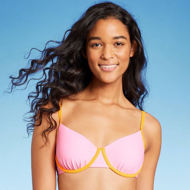 Women's Colorblock Underwire Bikini Top - Wild Fable™ | Target