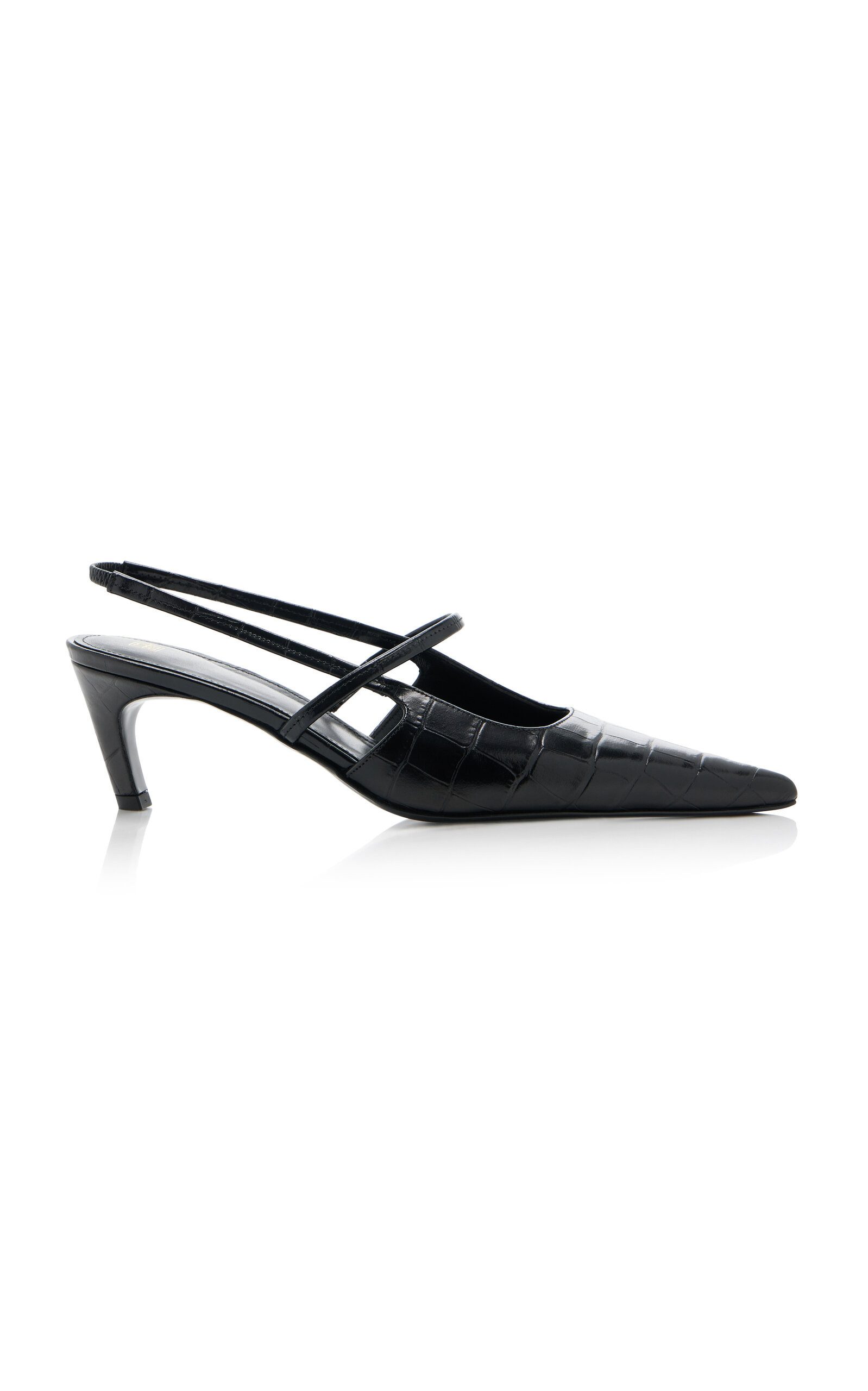 The Sharp Leather Slingback Pumps | Moda Operandi (Global)