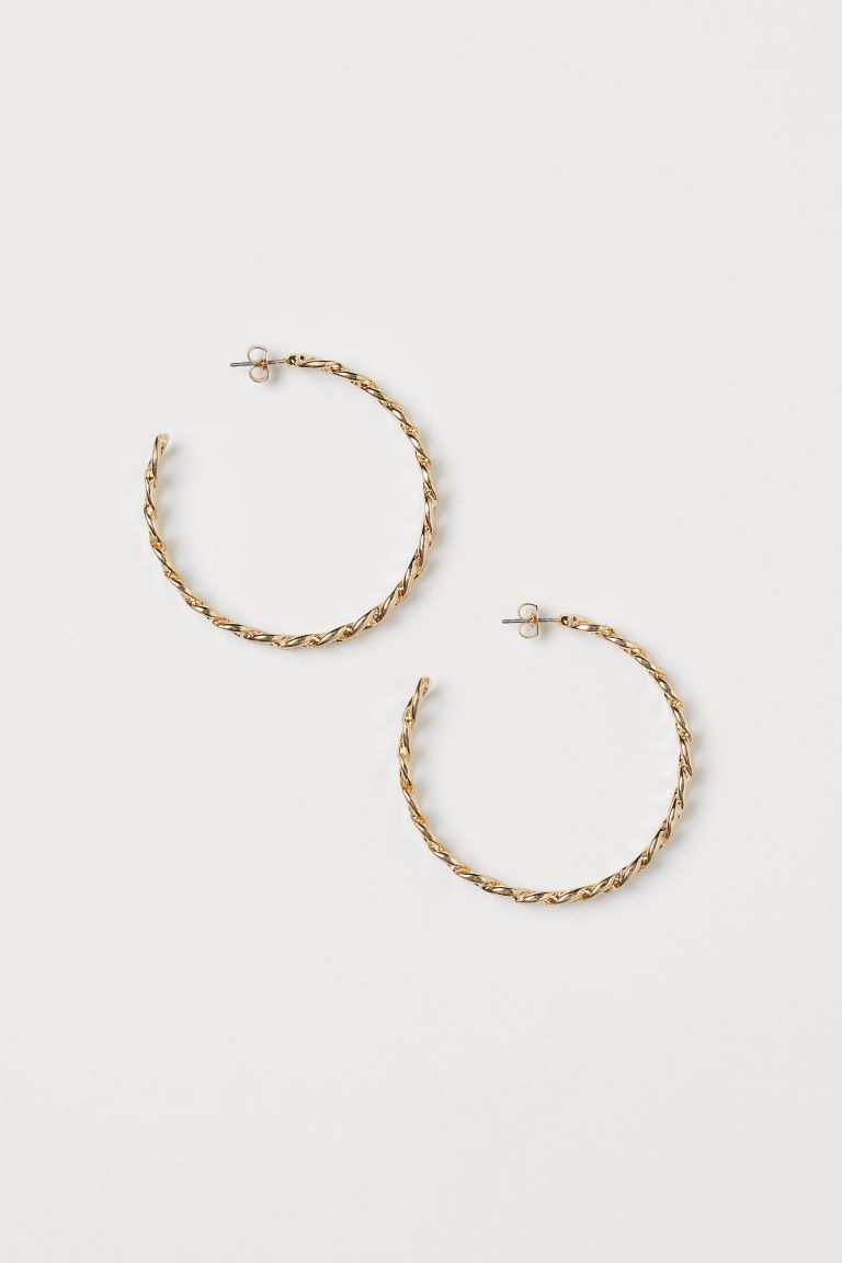 Hoop earrings | H&M (UK, MY, IN, SG, PH, TW, HK)