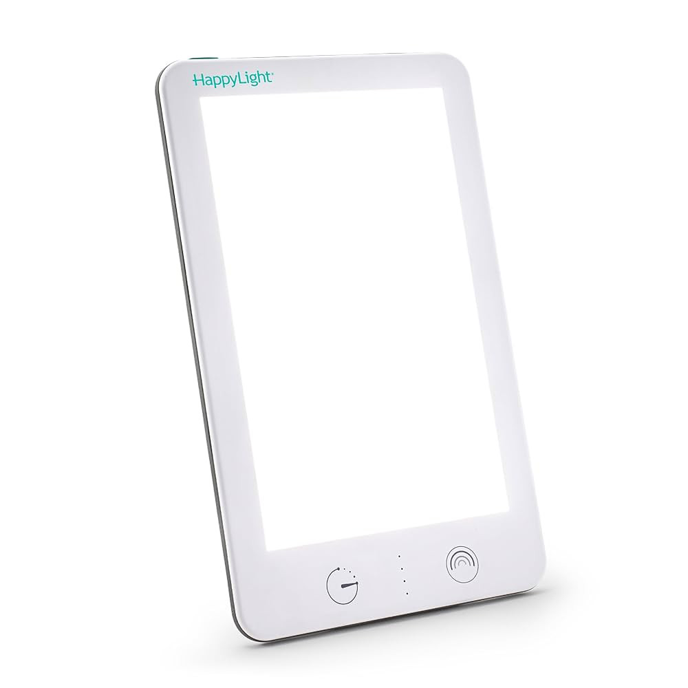 Verilux HappyLight Lumi Plus - Light Therapy Lamp with 10,000 Lux, UV-Free, LED Bright White Ligh... | Amazon (US)