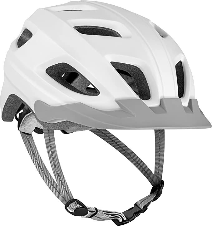 Retrospec Lennon Bike Helmet with LED Safety Light Adjustable Dial & Removable Visor - Adjustable... | Amazon (US)