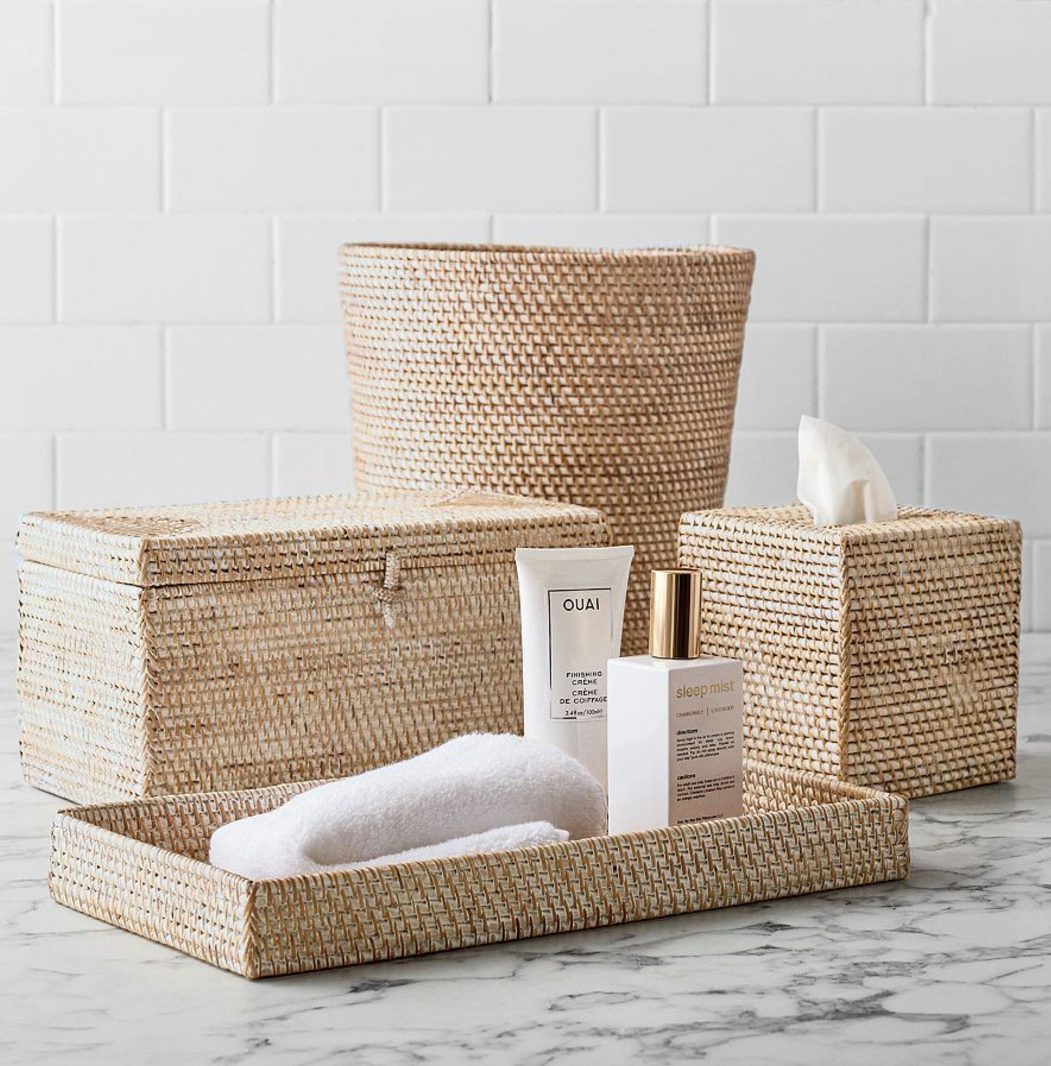 Tava Handwoven Rattan Bathroom Accessories

#LTKHome #LTKGiftGuide
