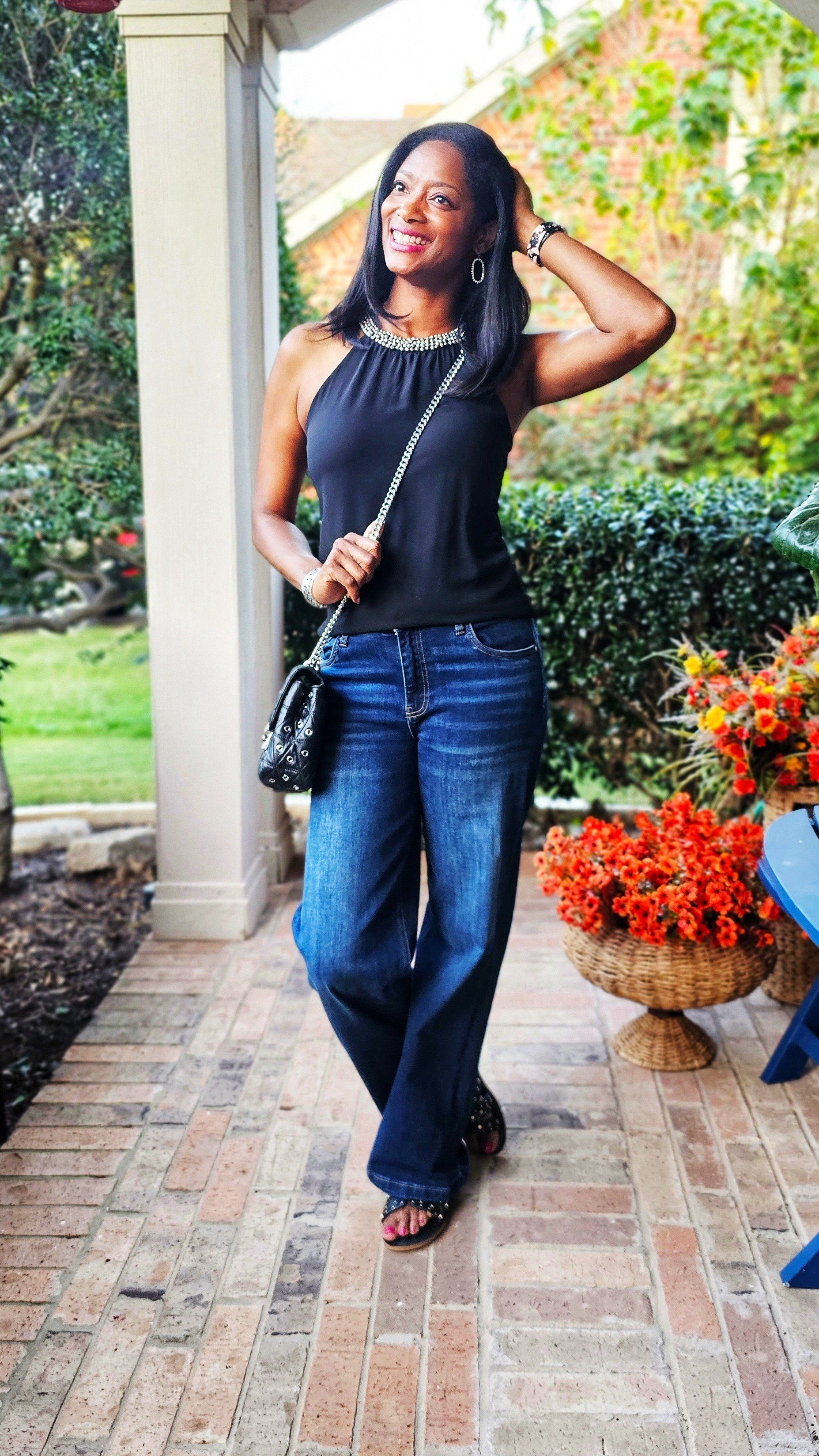 The house is clean. Next week's lesson plans are done. Grandma is babysitting the kids. Let's hit the road! These wide leg jeans have my heart! 💙 Pair them with a fitted shirt to really show them off! 

#LTKSaleAlert #LTKOver40 #LTKFindsUnder100