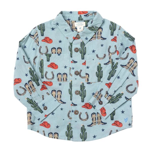 boys jack shirt | tiny rodeo | elfin los angeles