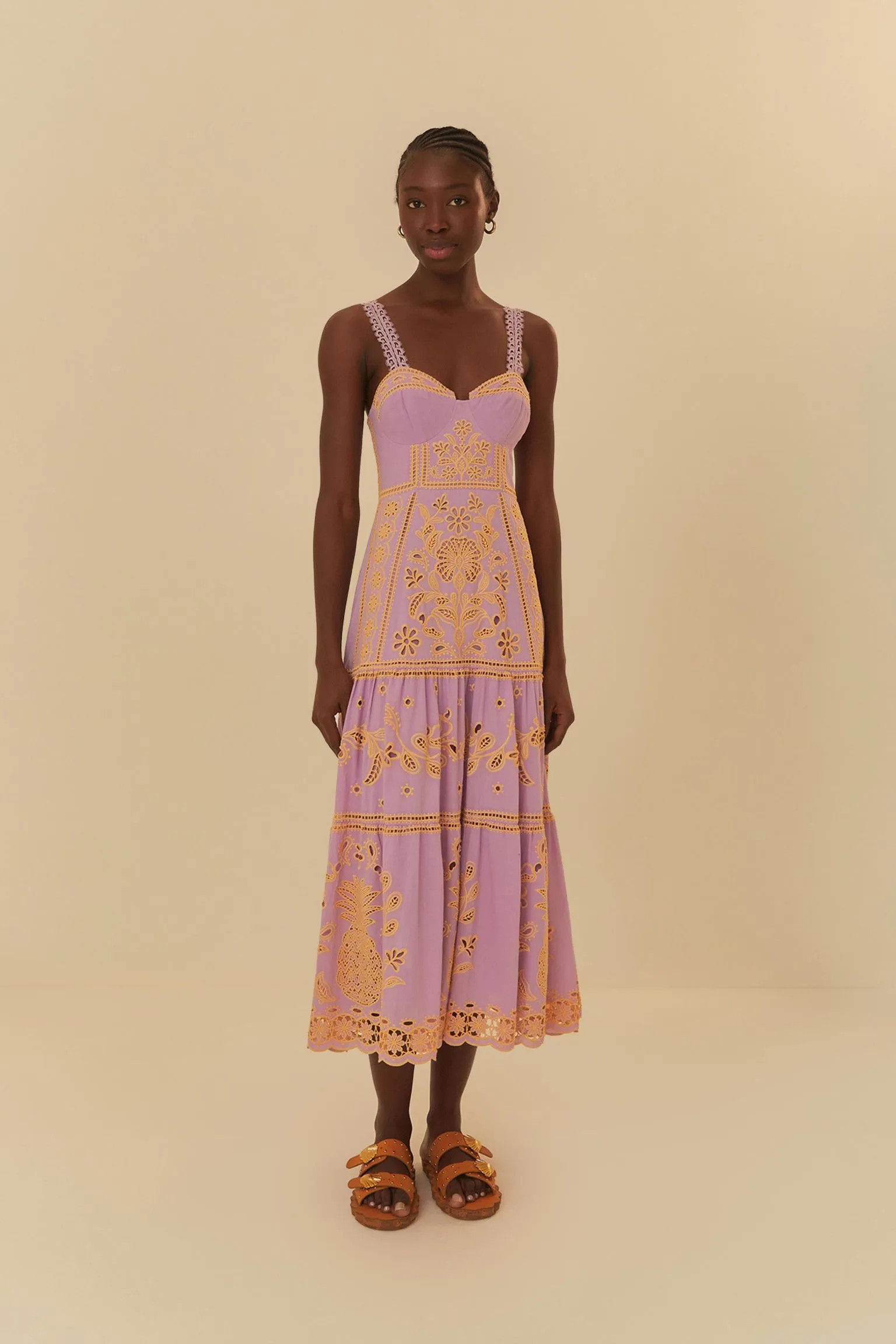 Vestido Richelieu Banho De Rio | Farm Rio (BR)