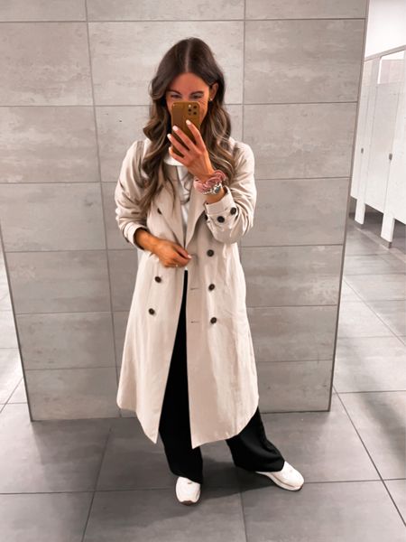 ✨I’ve been loving this trench coat this Spring! It’s a great third layer piece to elevate your look! Style over an airport outfit or athleisure look.  

#LTKtravel #LTKstyletip #LTKunder50