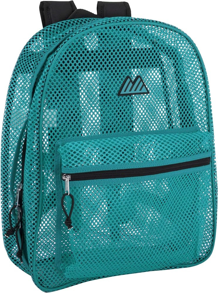 Summit Ridge Mesh Backpacks for Kids, Adults, School, Beach, and Travel, Colorful Transparent Mes... | Amazon (US)