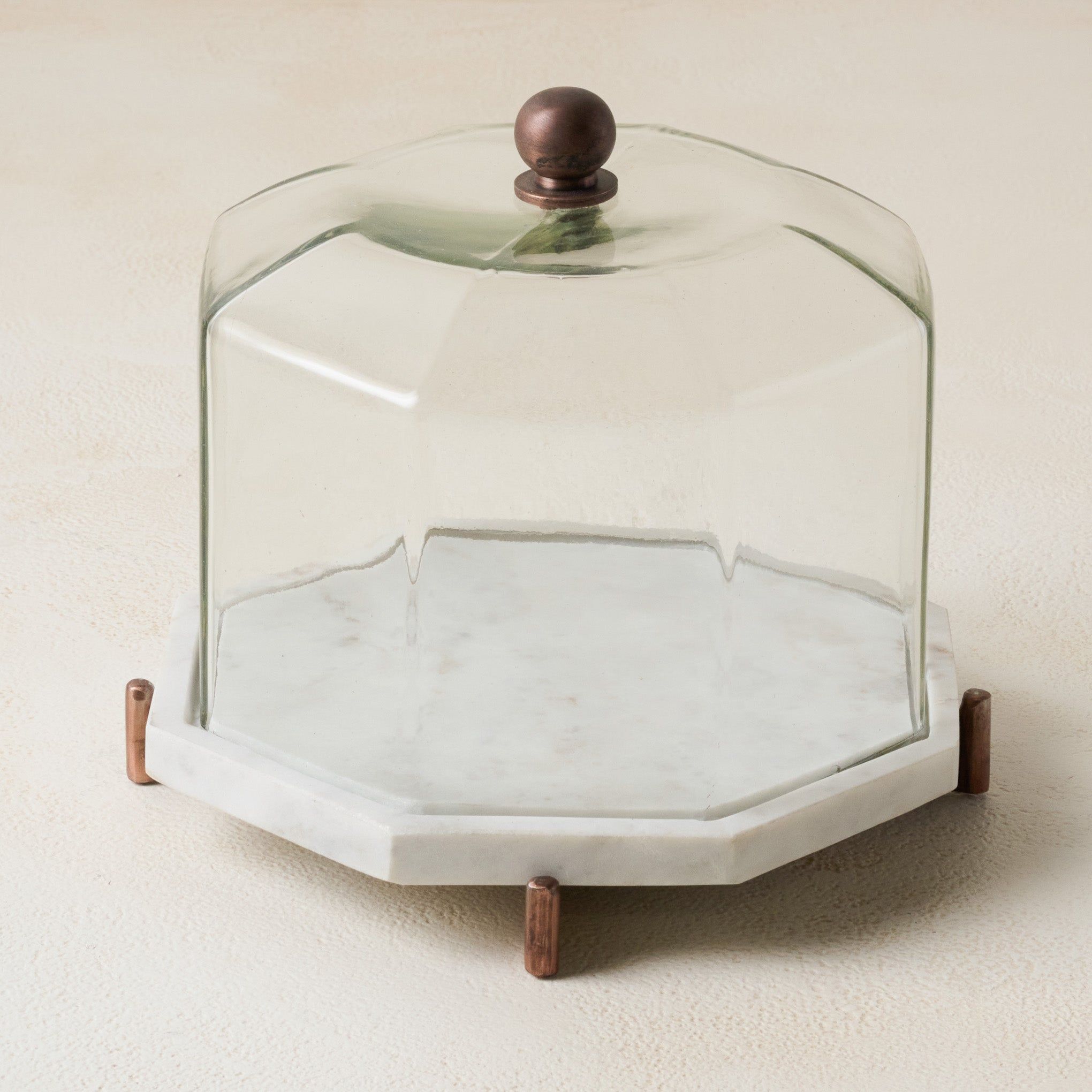 Marble and Copper Cake Stand | Magnolia