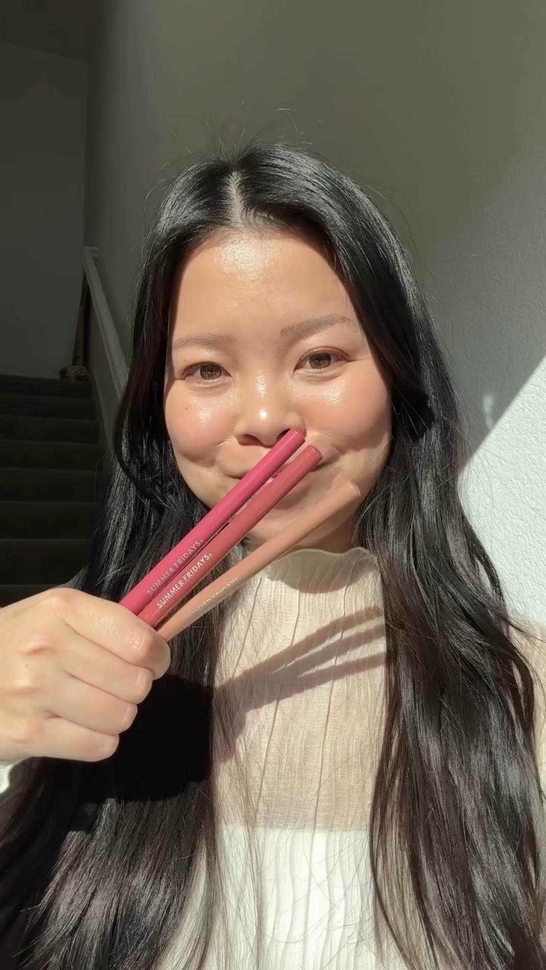 the new @summerfridays lip stains are perfection! wearing shades almond, rosette & maple topped off with vanilla butter balm 💋 

#summerfridays #lipstains #lipbutterbalm #summerfridayslipstain