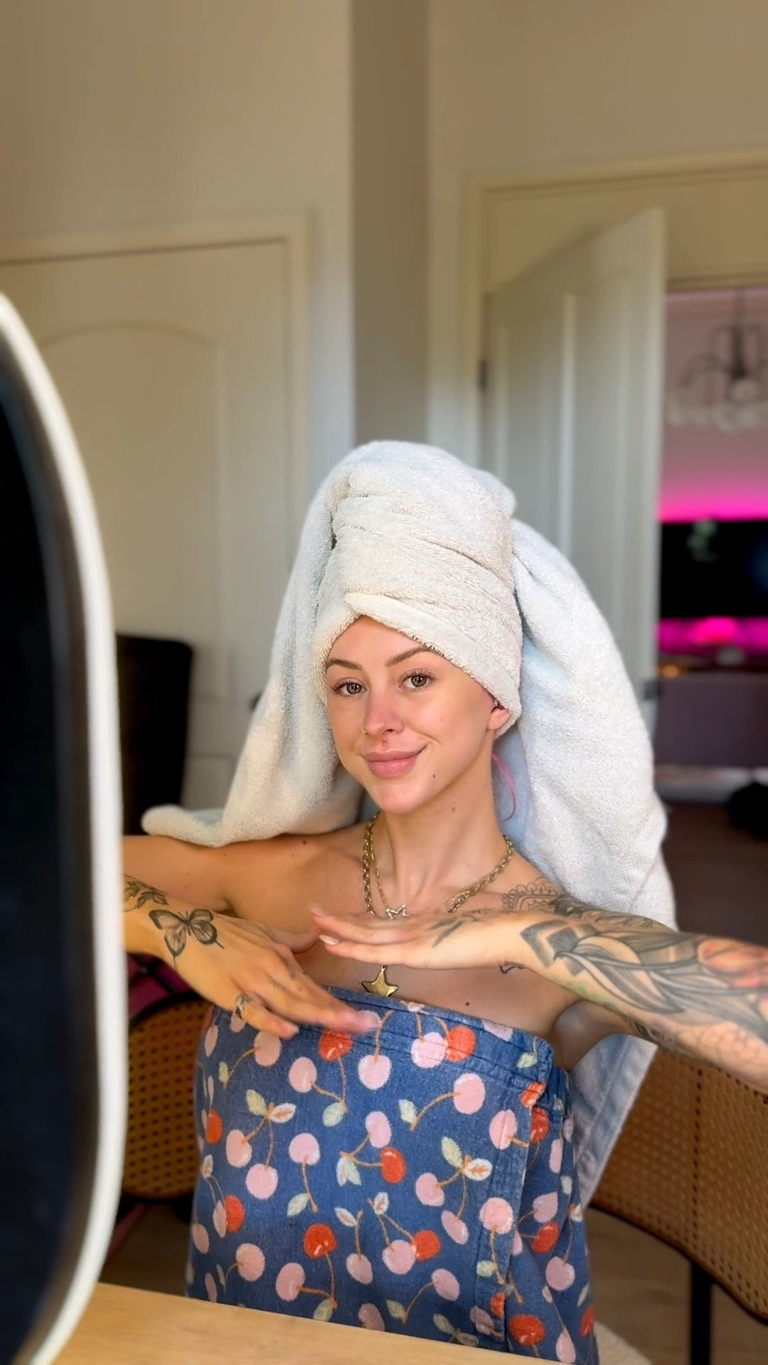 grwm after an everything shower 👌🏻