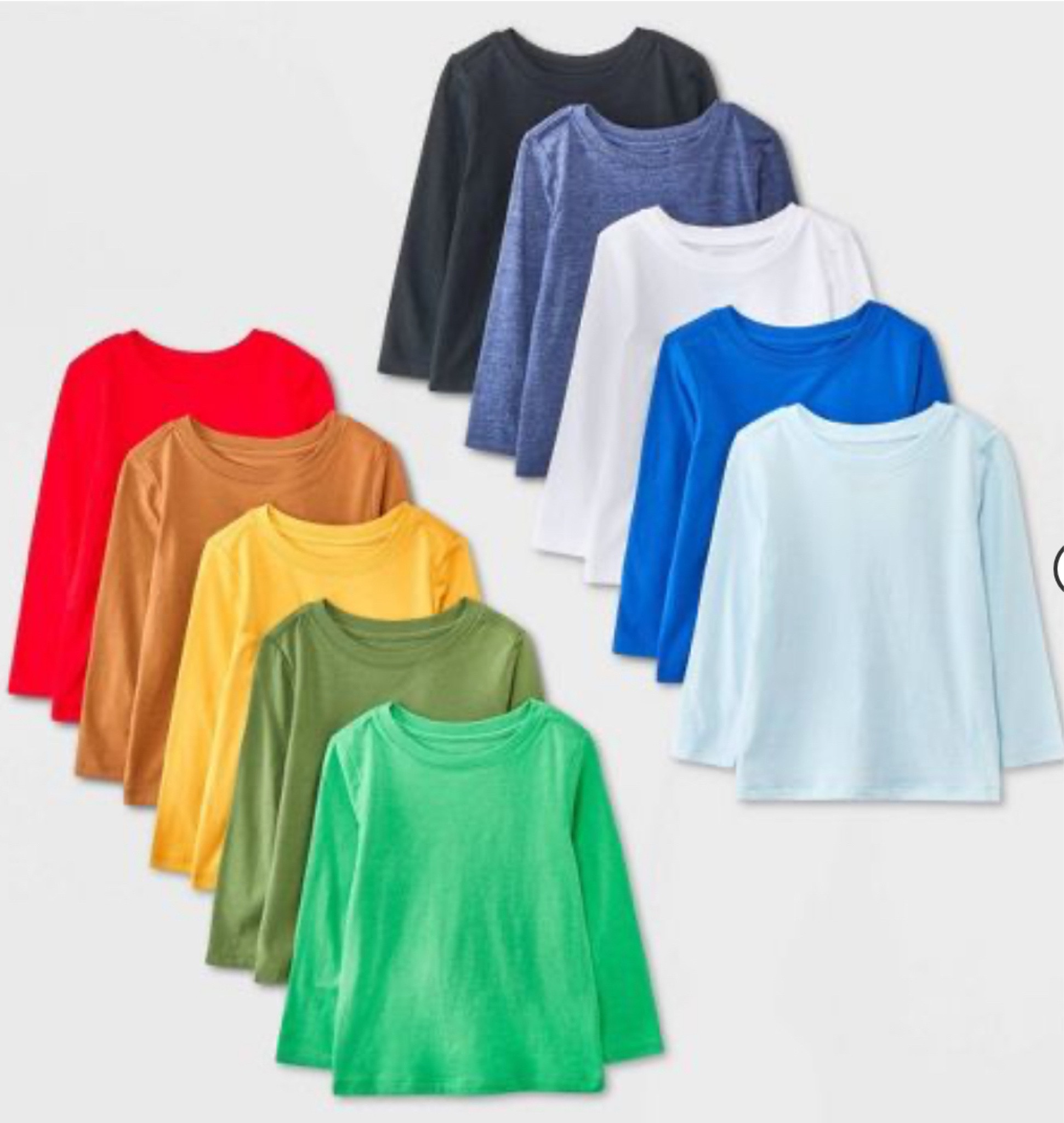 A very practical set of transitional spring shirts for toddler boys! Easy to pair with and solid colors for a more elevated look! 

#LTKbaby #LTKSeasonal #LTKSpringSale