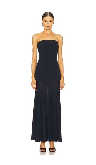 Arlo Tube Dress in Navy | Revolve Clothing (Global)
