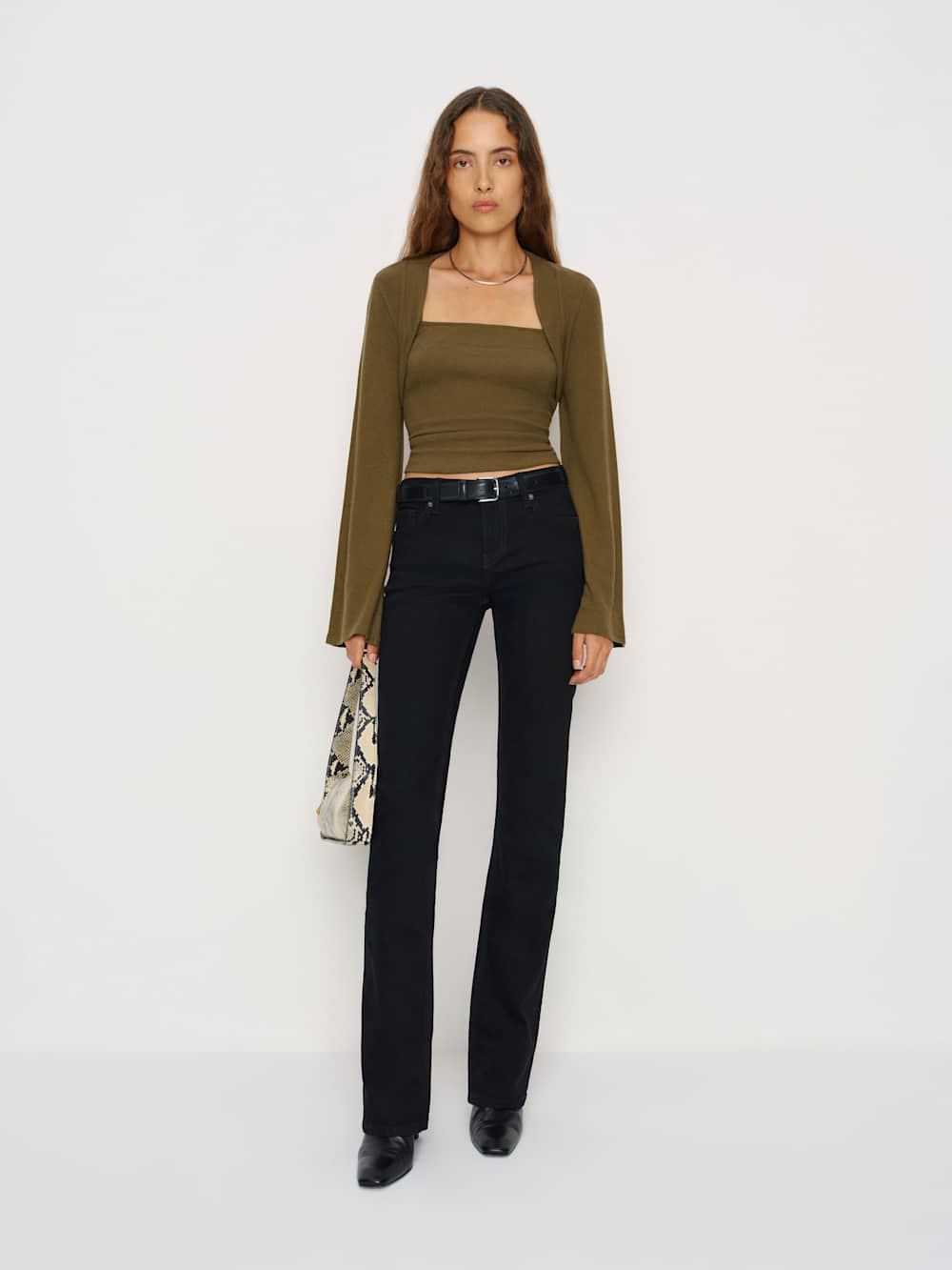 Chloe Knit Shrug Set | Reformation (Global)