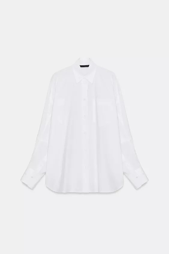 OVERSIZED POPLIN SHIRT | Zara US