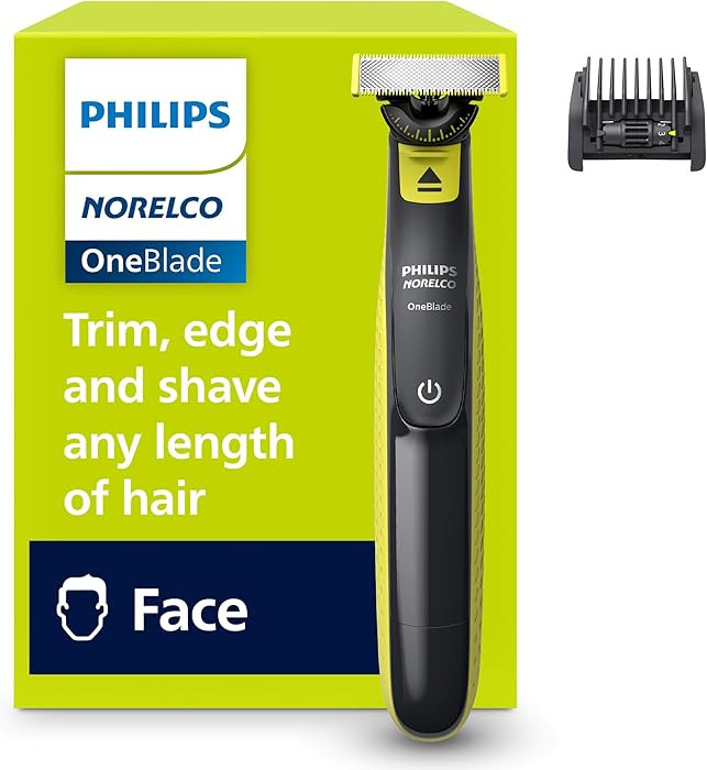 Norelco Philips OneBlade 360 Hybrid Face, Electric Beard Trimmer and Shaver, with 360 Blade Techn... | Amazon (US)