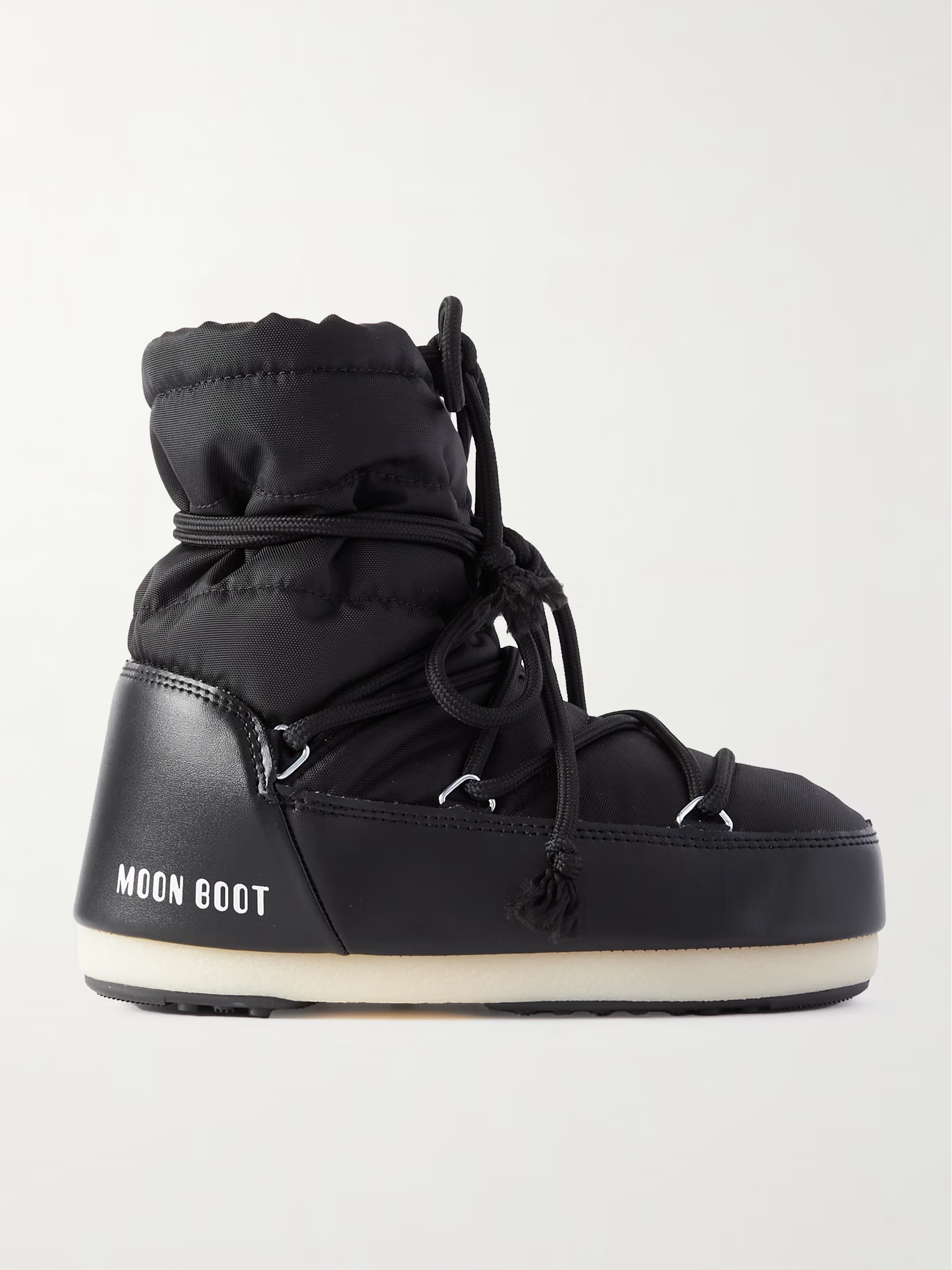 Icon Light Low shell and faux leather snow boots | NET-A-PORTER (UK & EU)