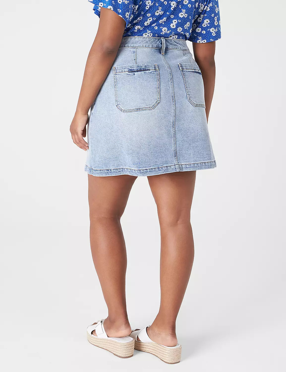 Denim Mini Skirt | LaneBryant | Lane Bryant (US)