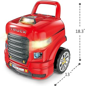 iPlay, iLearn Large Truck Engine Toy, Kids Mechanic Repair Set for 3-5 Yr Toddlers, Big Builder K... | Amazon (US)