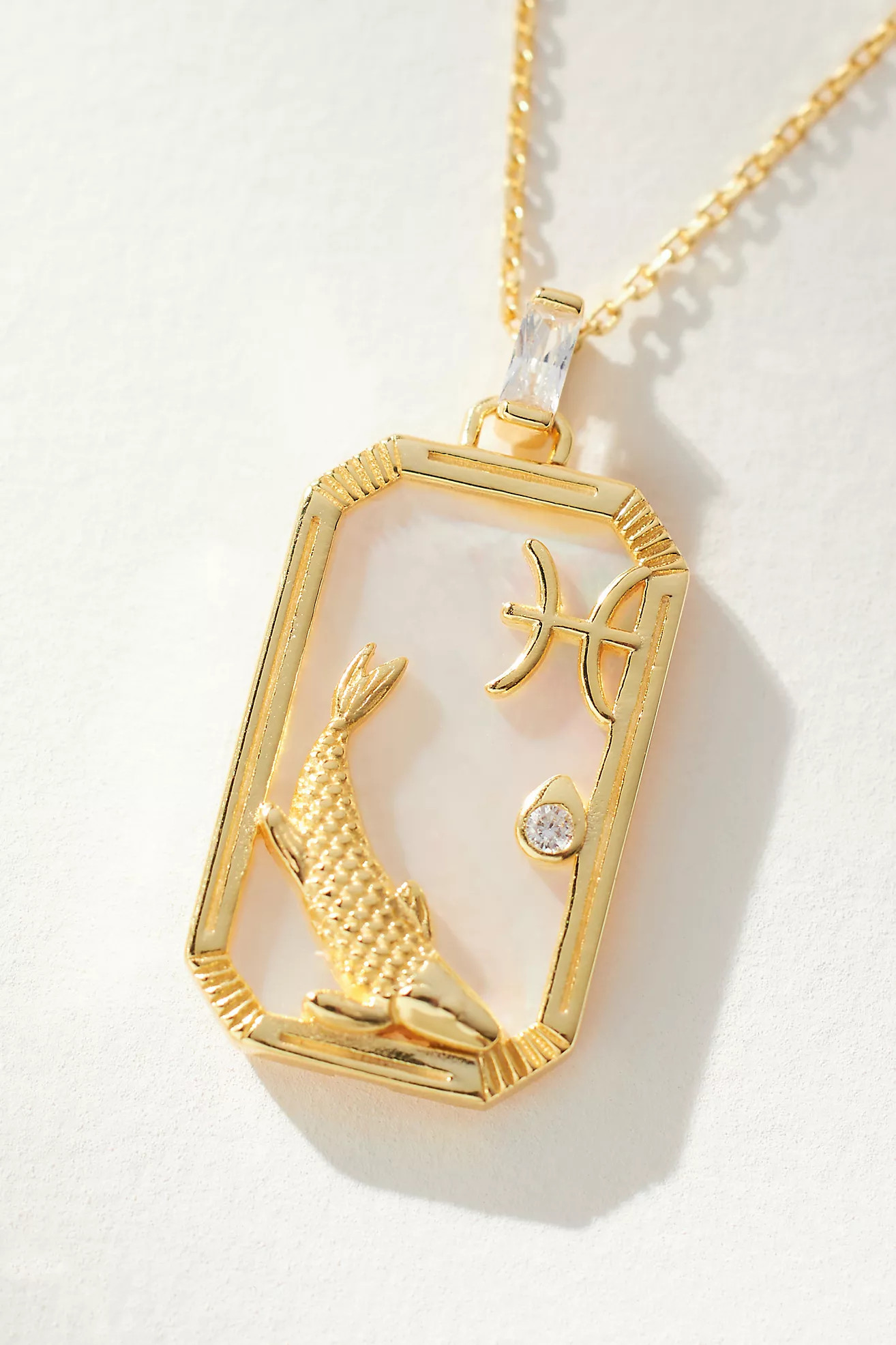 Enamel Zodiac Necklace | Anthropologie (US)