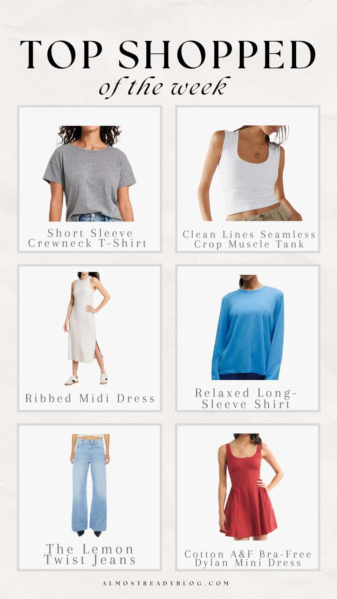 Top Shopped of the Week!!

top sellers, watchnow, finds under 100, new arrivals, casual outfit, abercrombie, target, nordstrom, spring fashion, amanda west 

 #LTKootd #LTKSeasonal #LTKPetite