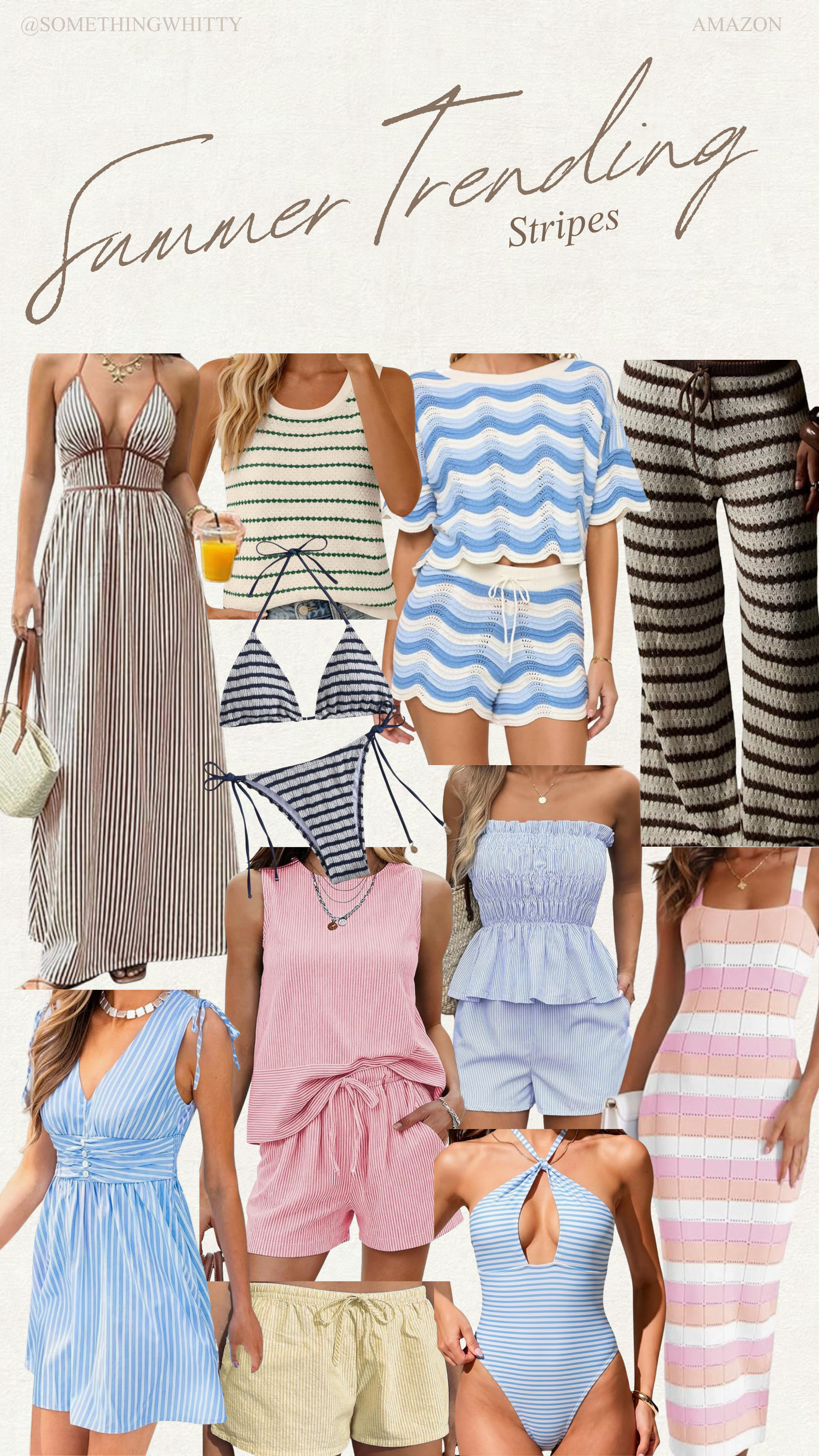 Stripped styles are trending and I have all the chic pieces to rock this summer! From crop tops to swimsuits, these looks will have you looking fresh and fabulous.  

 #LTKootd #LTKSeasonal #LTKU