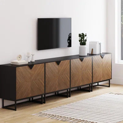 Enloe Metal TV Stand or 2 - Door Accent Cabinet | Wayfair North America