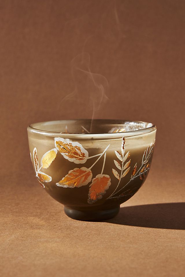 Foliage Glass Candle | Anthropologie (US)