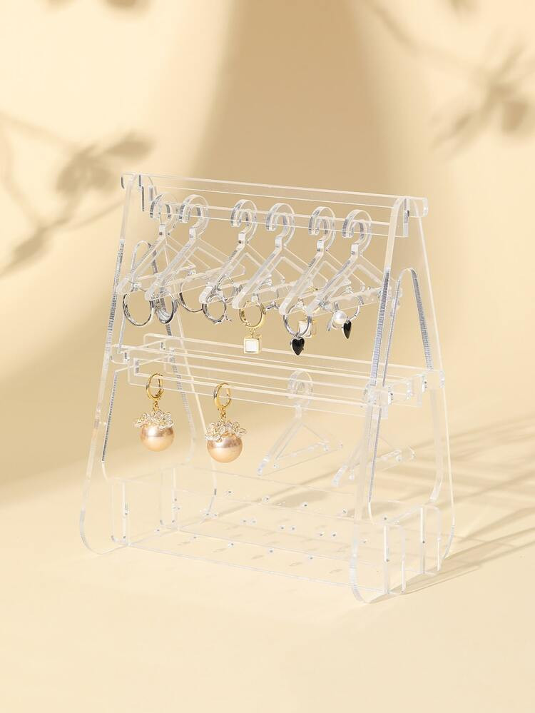 1set Hanger Design Earrings Storage Rack | SHEIN