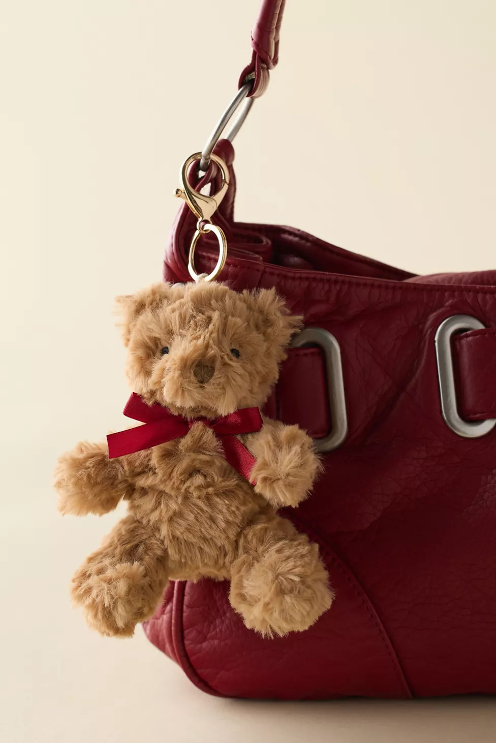 Mon Ami Huggie Bear Plushie Keychain | Urban Outfitters (US and RoW)