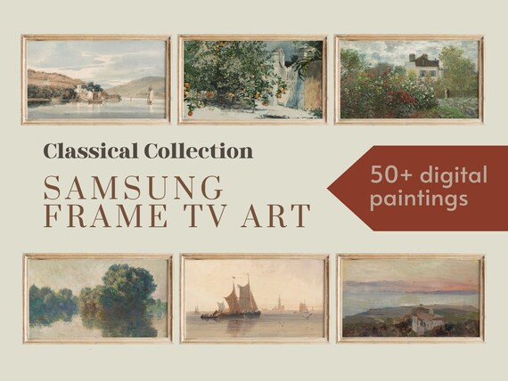 Samsung Frame TV Art Bundle Frame TV Art Collection Vintage - Etsy | Etsy (US)