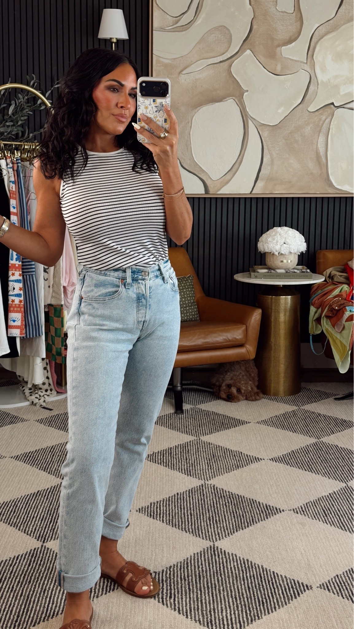 Today’s casual ootd 

In a small in tank
25 in jeans