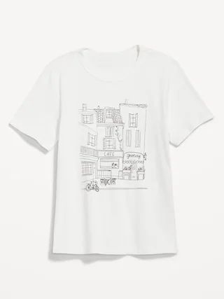 EveryWear Slub-Knit Graphic T-Shirt | Old Navy (US)