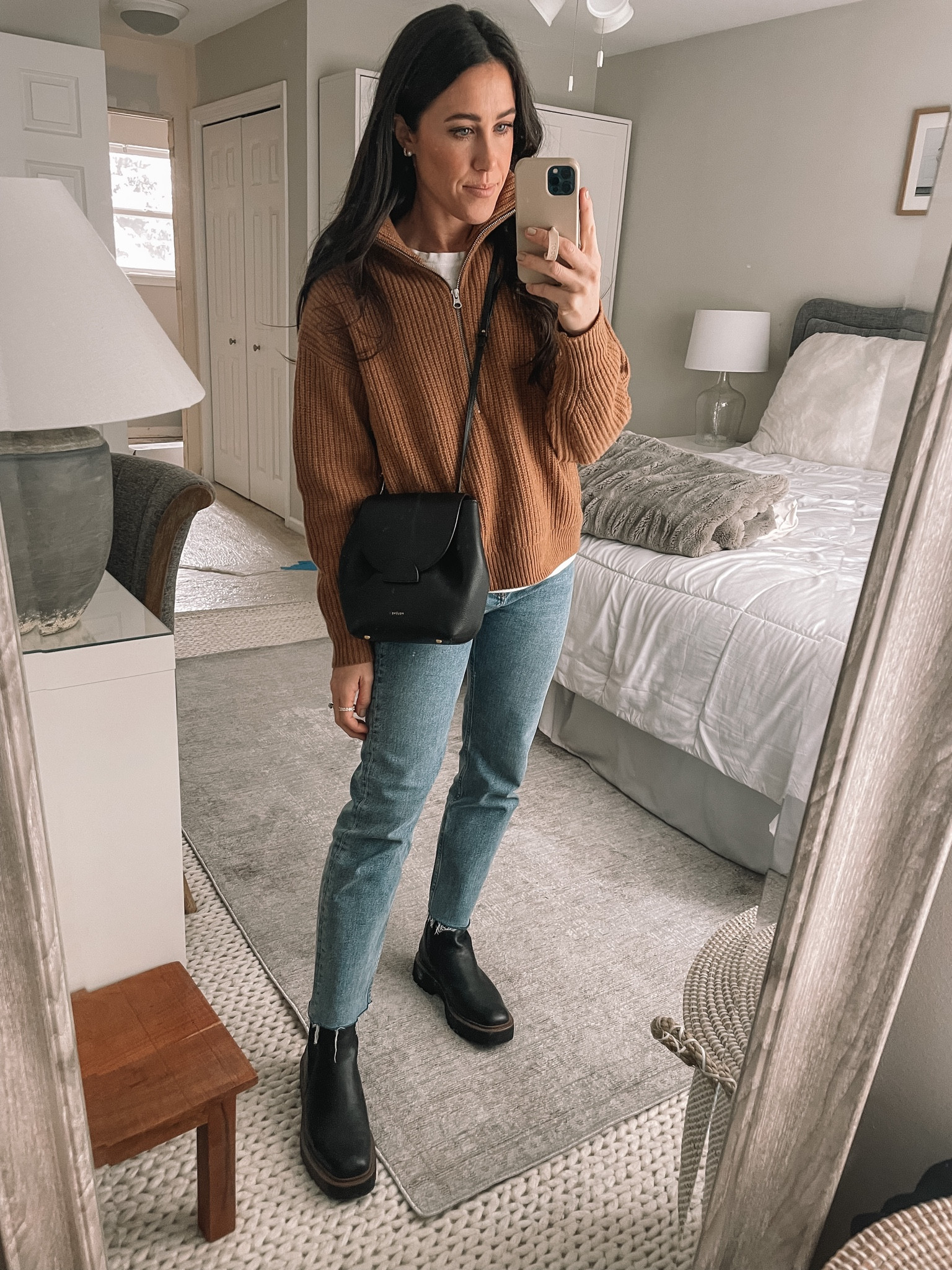 1.22.23
Everlane Half Zip, laguna lugsole boots, favourite cut jeans 

#LTKstyletip #LTKunder100 #LTKSeasonal