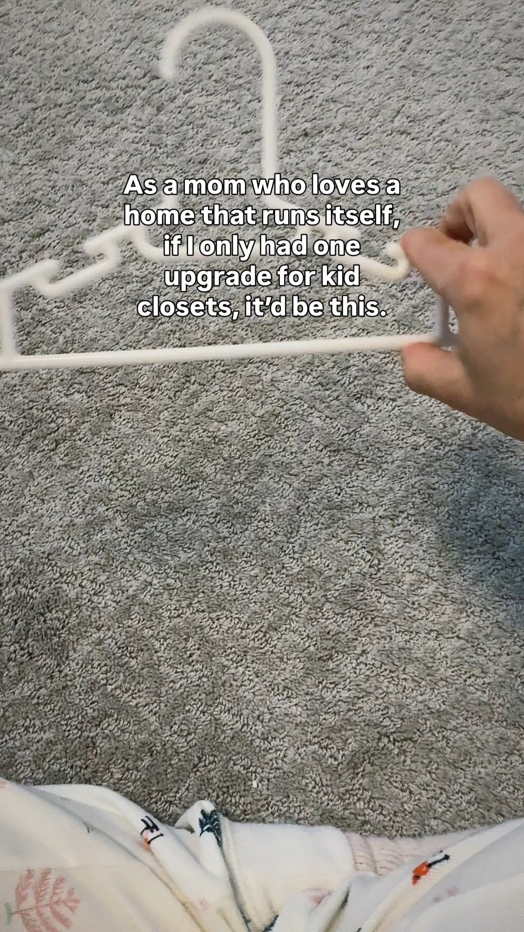 I don’t know who needs to hear this, but you don’t have to keep swapping out hangers every time your kid grows.
⁣
Adjustable hangers exist. And they’re the closet upgrade I wish I had known from the beginning.
⁣
Instead of buying new hangers for each stage of life or growth, think long-term from the start. it’ll save you a lot of switching in and switching out (not to mention money).
⁣
✨ One set. One solution. Fits baby onesies and little kid hoodies.
⁣
Simple home organizing solutions are the vibe for 2026.


#LTKHome #LTKBaby #LTKmomlife