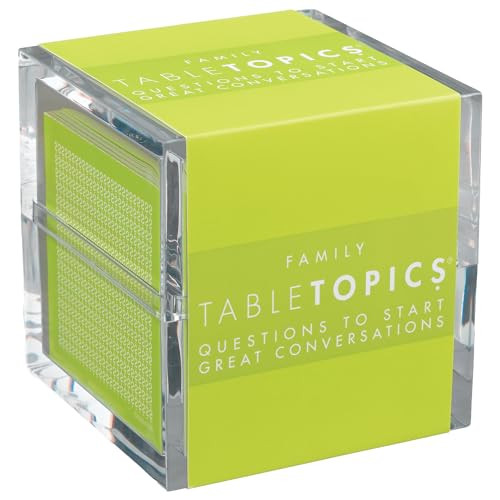 TableTopics Family Conversation Cards for Kids & Parents with 135 Questions for Fun & Connection at Dinnertime, Game Night, & Classrooms | Amazon (US)