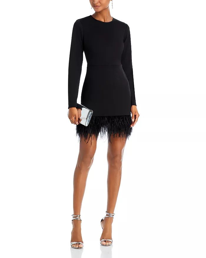 Faux Feather Trim Dress - 100% Exclusive | Bloomingdale's (US)