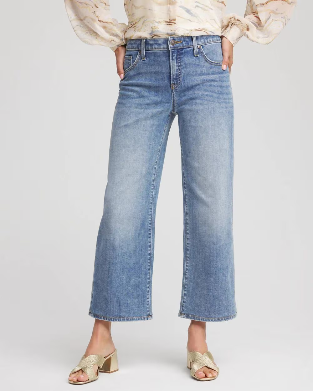 Girlfriend Cropped Wide-Leg Jean | Chico's