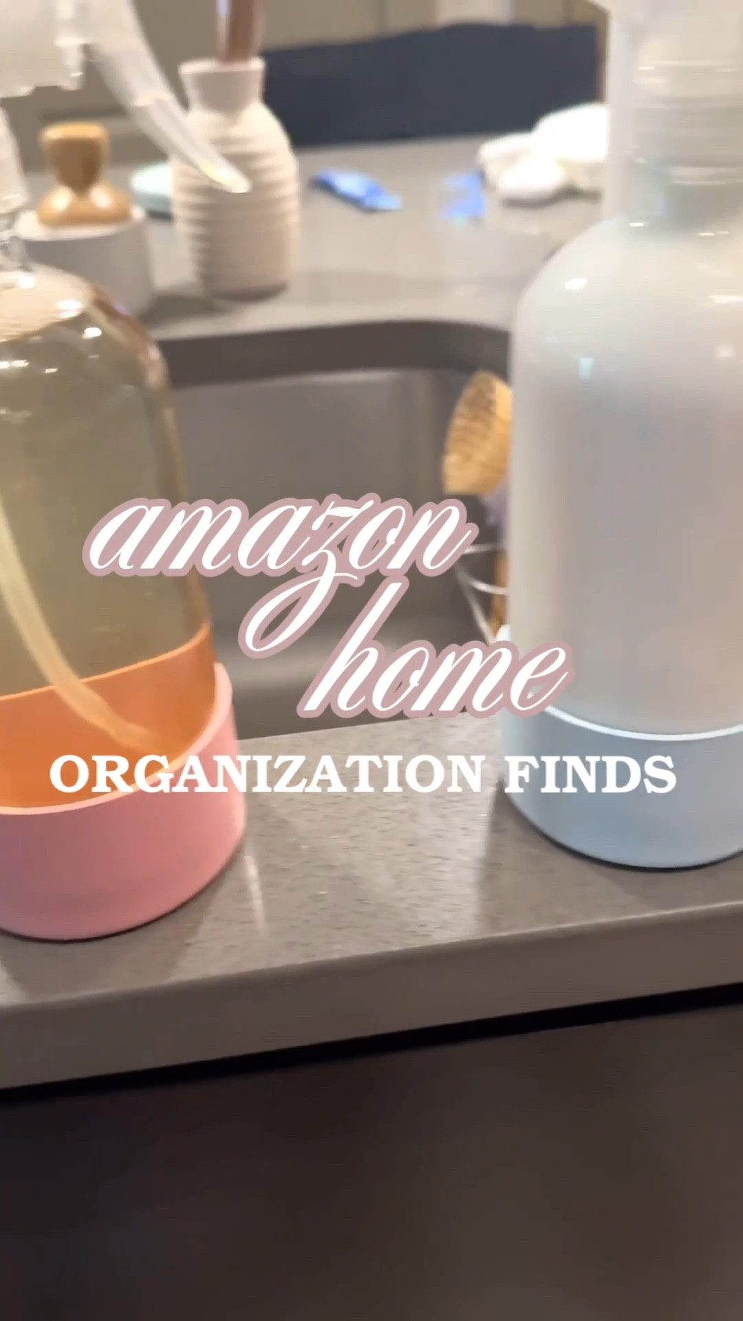A little rainy day organization this Saturday morning!

Swapped my plastic bottles for Amazon glass ones, labeled with my NIIMBOT printer , and organized on a lazy Susan—because even cleaning sprays deserve their moment 🤍



#LTKFamily #LTKFindsUnder50 #LTKHome