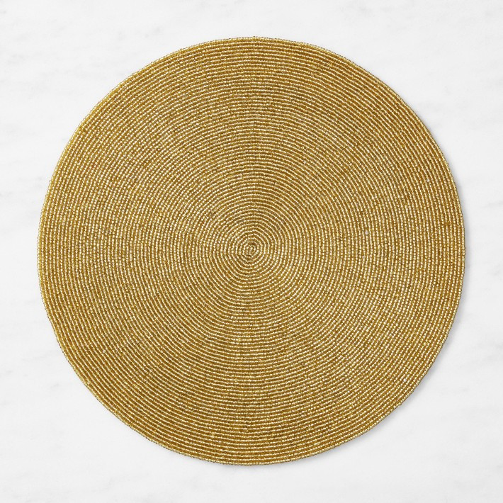 Beaded Round Placemat | Williams-Sonoma