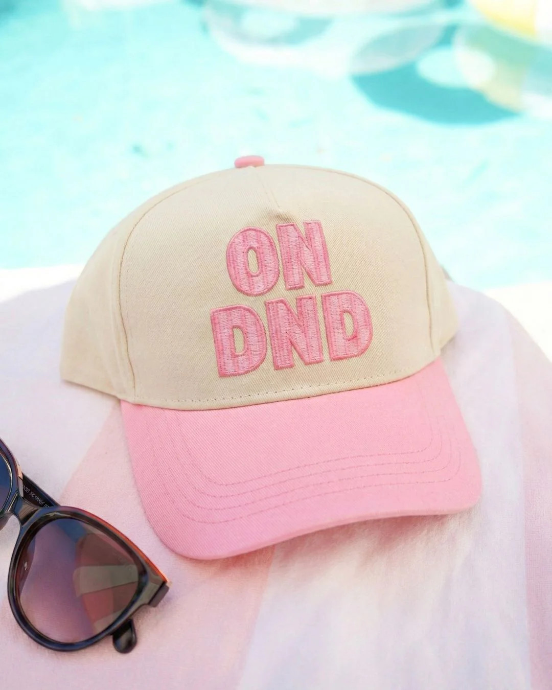 ON DND - Pink Vintage Trucker Hat | KenzKustomz