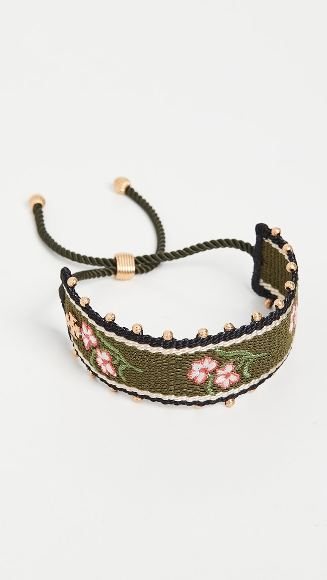 Floral Webbing Bracelet | Shopbop