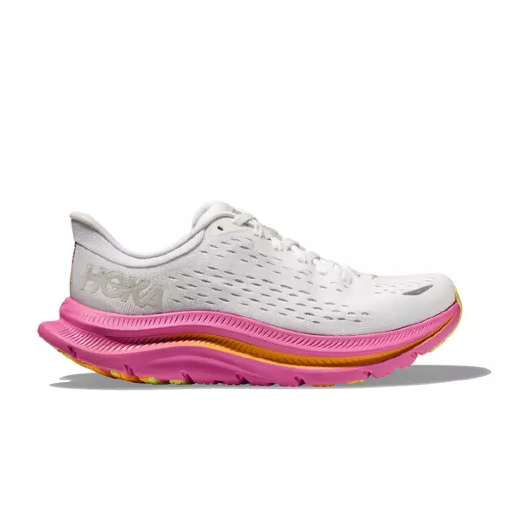 Pink and orange Kawana Hokas - they're extremely comfortable and adorable. Must have  

#LTKfitness #LTKshoecrush