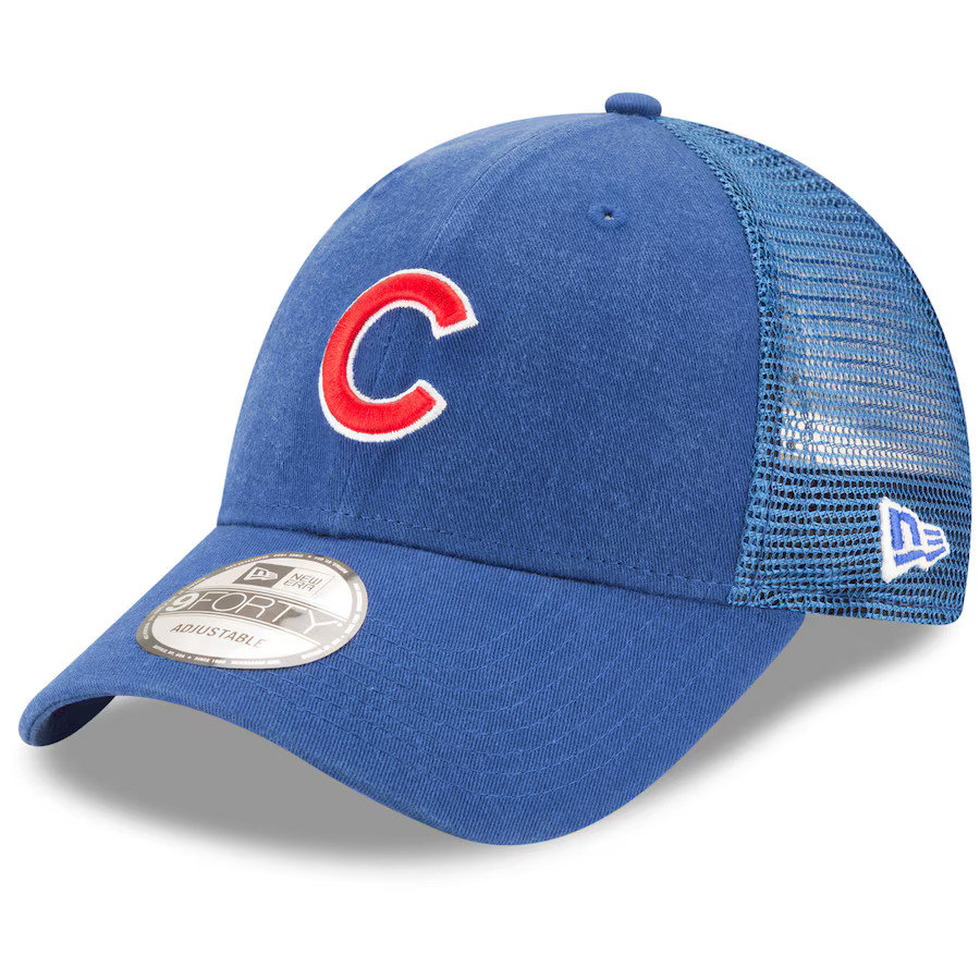 Men's Chicago Cubs New Era Royal Trucker 9FORTY Adjustable Snapback Hat | MLB Shop