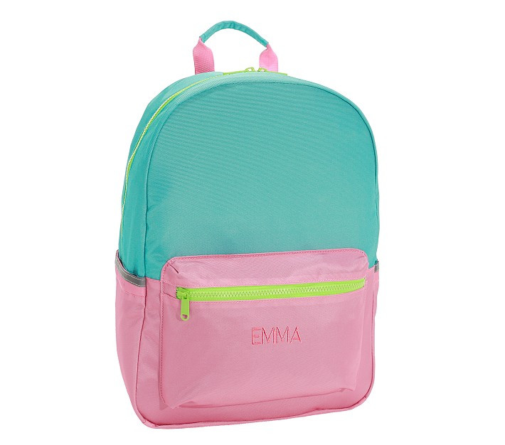 Astor Pink/Aqua Backpacks | Pottery Barn Kids