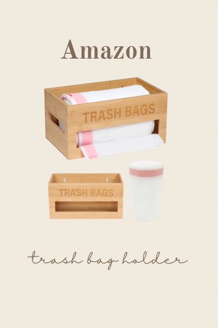 I was so tired of always pulling out trash bags and making such a mess! This is a great storage solution for your kitchen cupboard or cleaning closet. #after #ads #kitchen #organize #trashbags #organizedkitchen #kitchenorganization 

#LTKhome #LTKfindsunder50 #LTKfamily