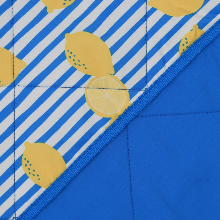 Mainstays Beach Blanket, Sand and Water Resistant, 79" x 59", Lemon | Walmart (US)