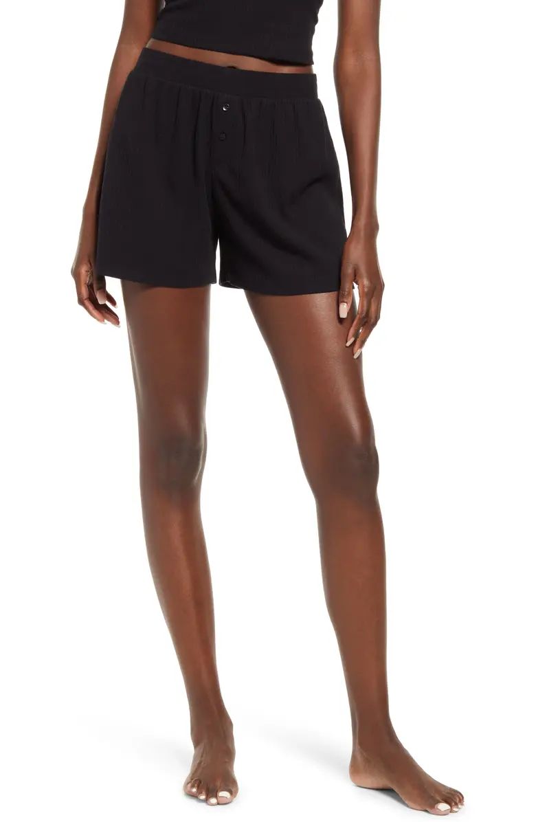 ORGANIC RIB KNIT SHORT | Nordstrom