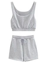'Sarah' Cropped Top and Shorts Two Piece Set (6 Colors) | Goodnight Macaroon